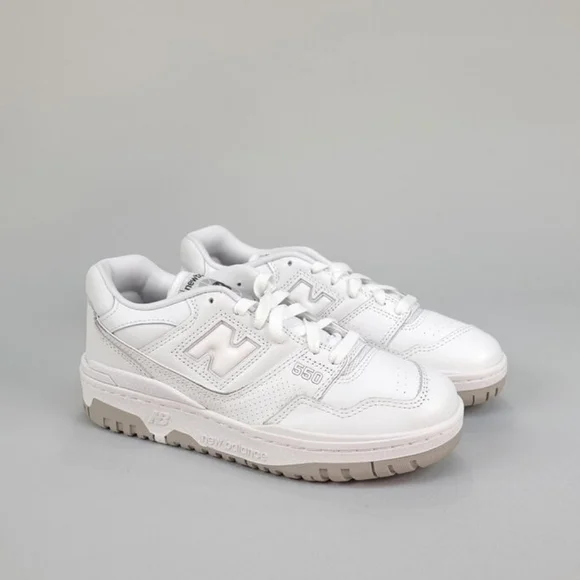New Balance 550 White and silver BB550 sneakers Women Size 6 90' Style - Picture 3 of 13